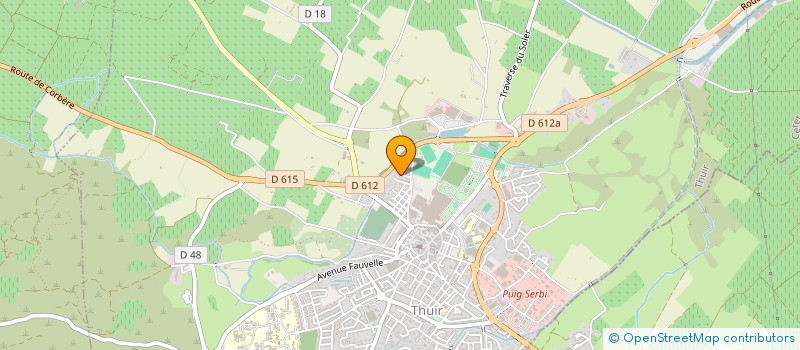 localisation de l'entreprise SCI LEA  THUIR