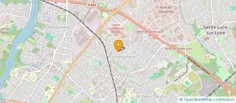 localisation de l'entreprise SCI LEA  NANTES