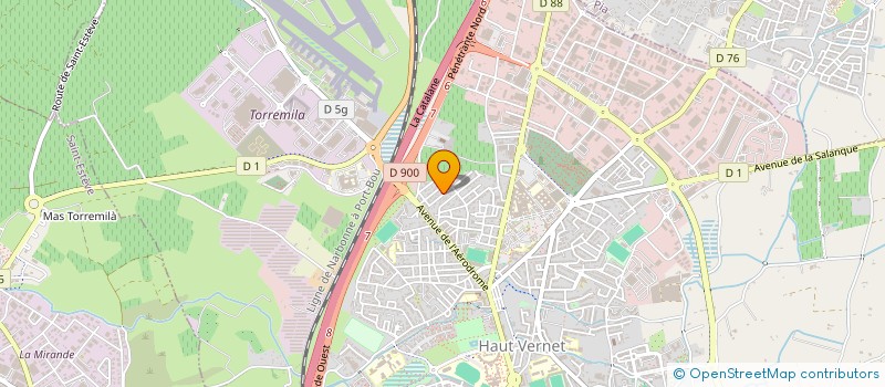 localisation de l'entreprise SCI LEA  PERPIGNAN