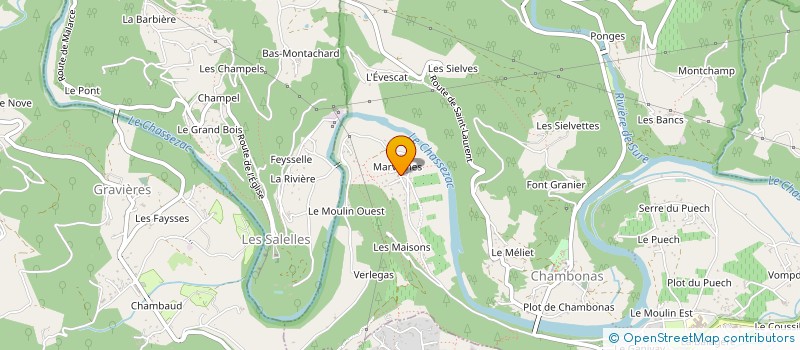 localisation de l'entreprise SCI LEA  CHAMBONAS