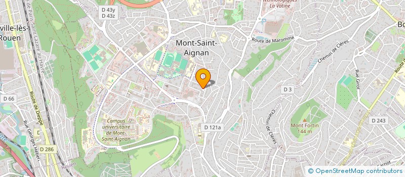 localisation de l'entreprise SCI LEA  MONT-SAINT-AIGNAN