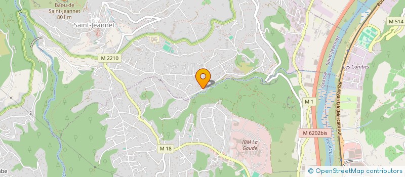 localisation de l'entreprise SCI LEA  SAINT-JEANNET