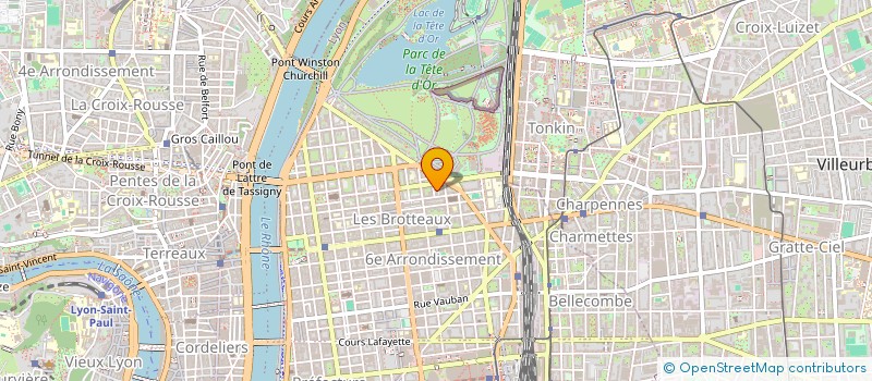 localisation de l'entreprise SCI LEA  LYON