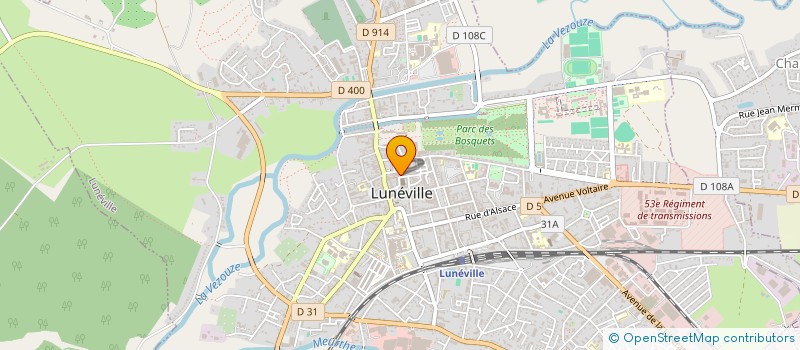 localisation de l'entreprise SCI LEA  LUNEVILLE