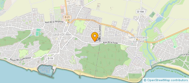 localisation de l'entreprise SCI LEA à JARD-SUR-MER
