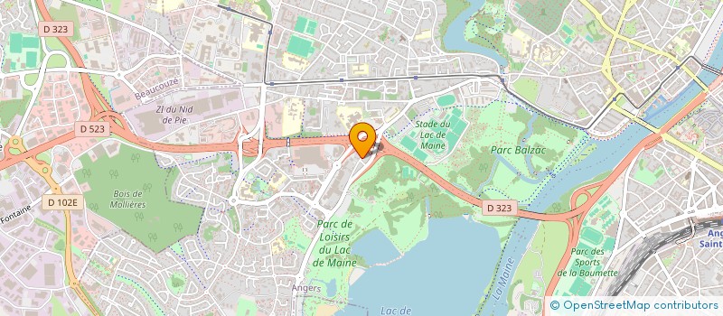 localisation de l'entreprise SCI LEA  ANGERS