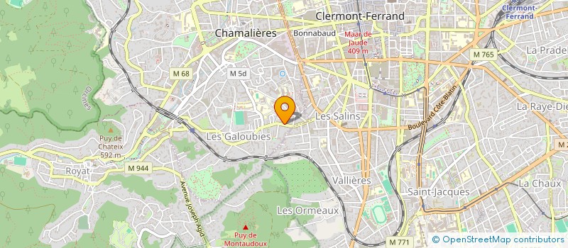 localisation de l'entreprise SCI LEA  CHAMALIERES