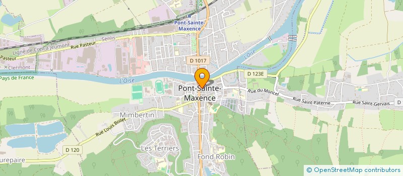 localisation de l'entreprise SCI LEA  PONT-SAINTE-MAXENCE