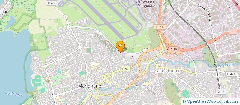 localisation de l'entreprise SCI LEA  MARIGNANE