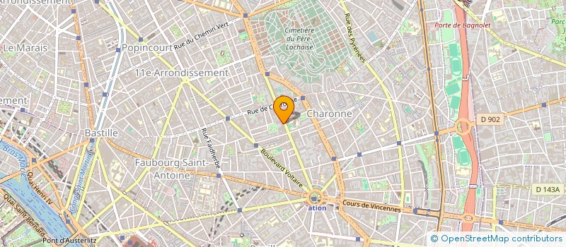 localisation de l'entreprise SCI LEA  PARIS