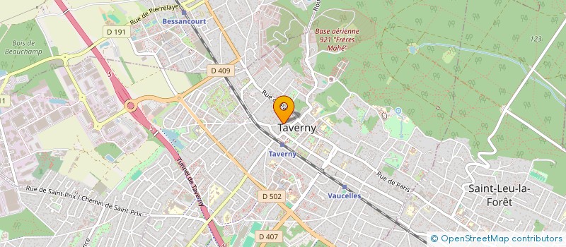 localisation de l'entreprise SCI LEA  TAVERNY