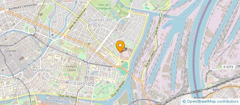 localisation de l'entreprise SCI LEA  STRASBOURG