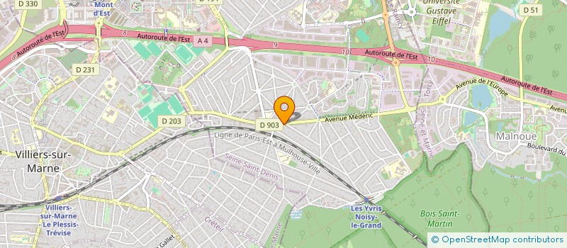 localisation de l'entreprise SCI LEA & CO  NOISY-LE-GRAND