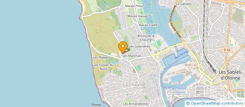 localisation de l'entreprise SCI LEA CV à LES SABLES D'OLONNE