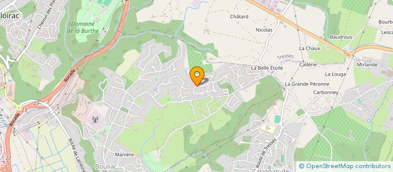 localisation de l'entreprise SCI LEA DU PERIGORD  BOULIAC