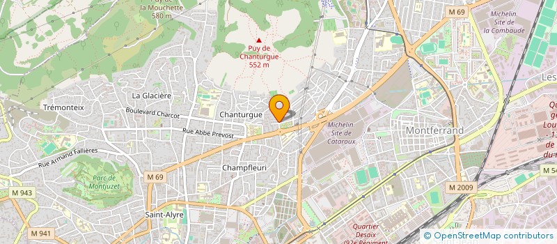 localisation de l'entreprise SCI LEA ET HUGO  CLERMONT-FERRAND