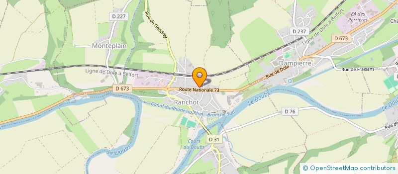 localisation de l'entreprise SCI LEA ET LUCIE  RANCHOT