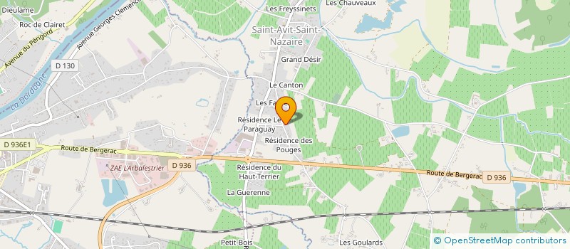 localisation de l'entreprise SCI LEA - G  SAINT-AVIT-SAINT-NAZAIRE