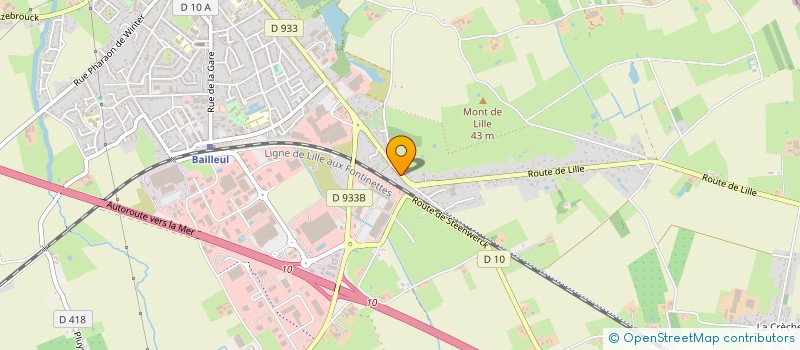 localisation de l'entreprise SCI LEA MARION à BAILLEUL