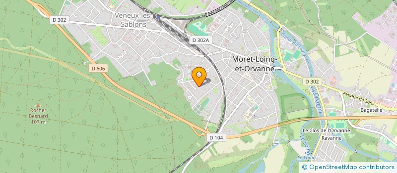 localisation de l'entreprise SCI LEA NENY BARET  MORET-LOING-ET-ORVANNE