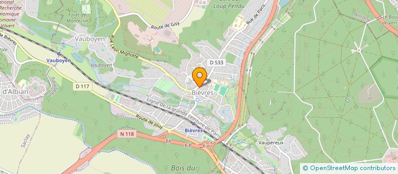 localisation de l'entreprise SCI LEA PAUTRAT  BIEVRES