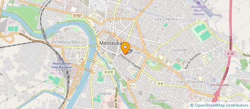 localisation de l'entreprise SCI LEAC  MONTAUBAN