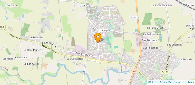 localisation de l'entreprise SCI LEACO  DOMLOUP