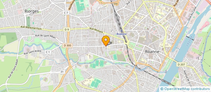 localisation de l'entreprise SCI LEAD  ROANNE