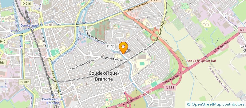 localisation de l'entreprise SCI LEADER  COUDEKERQUE-BRANCHE