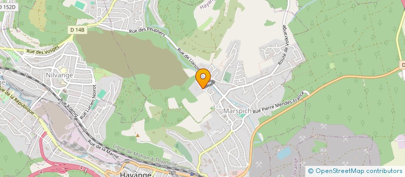 localisation de l'entreprise SCI LEALEX  HAYANGE