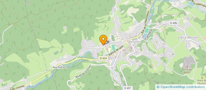 localisation de l'entreprise SCI LEAM EN FOURNIRUE  SENONES