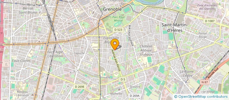 localisation de l'entreprise SCI LEAMEIJE à GRENOBLE