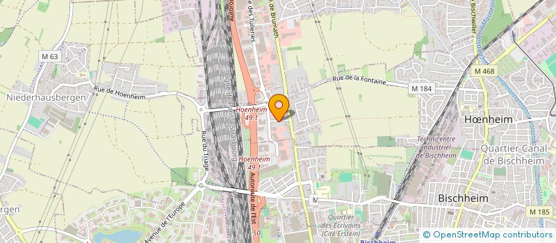 localisation de l'entreprise SCI LEAN  HNHEIM