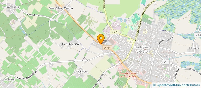 localisation de l'entreprise SCI LEANATH  SAINT-PIERRE-D'OLERON