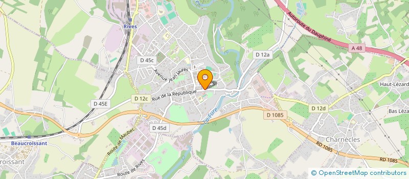 localisation de l'entreprise SCI LEANATILIO  RIVES