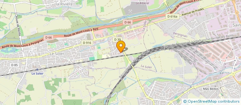 localisation de l'entreprise SCI LEANDRE  LE SOLER