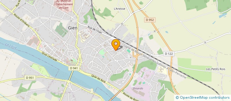 localisation de l'entreprise SCI LEANDREY à GIEN