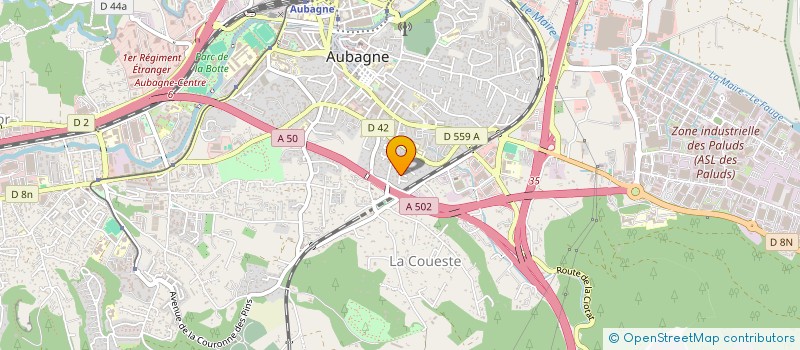 localisation de l'entreprise SCI LEANDRO à AUBAGNE