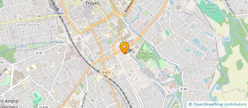 localisation de l'entreprise SCI LEANE à TROYES