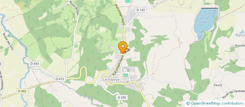 localisation de l'entreprise SCI LEANELLE  LEMBEYE