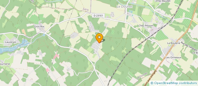 localisation de l'entreprise SCI LEAO  LE DOUHET