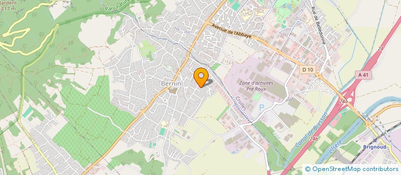 localisation de l'entreprise SCI LEAP  BERNIN