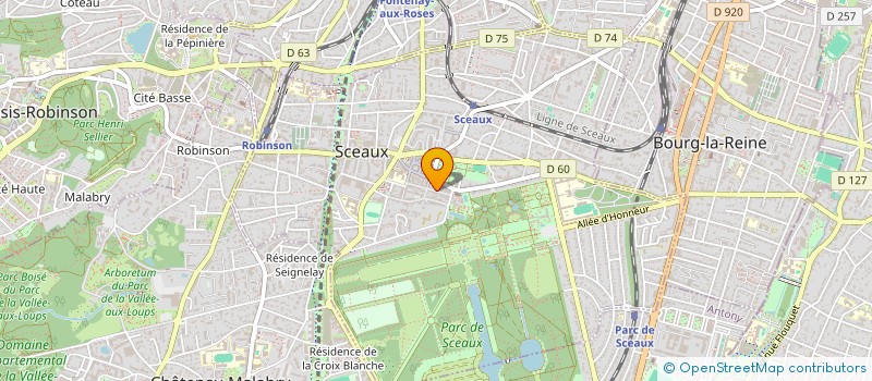 localisation de l'entreprise SCI LEAPOL à SCEAUX