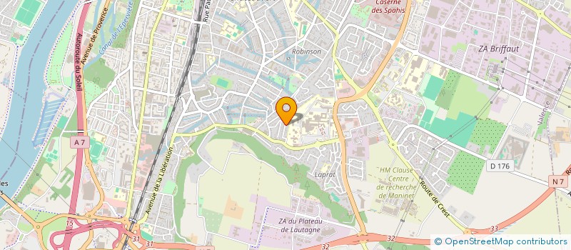 localisation de l'entreprise SCI LEAPRO  VALENCE