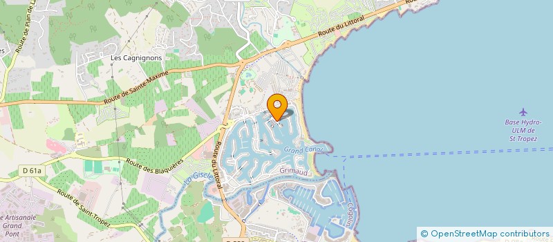 localisation de l'entreprise SCI LEAS à GRIMAUD