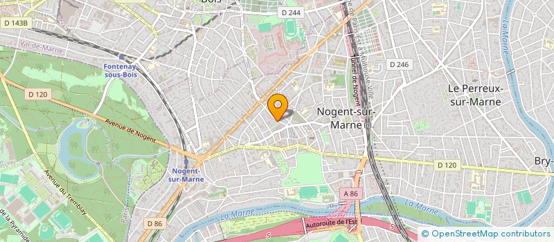 localisation de l'entreprise SCI LEASAM  NOGENT-SUR-MARNE