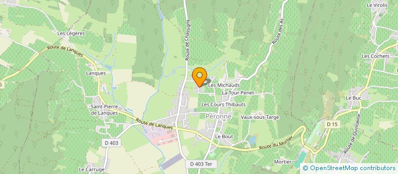 localisation de l'entreprise SCI LEATHI  PERONNE