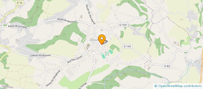 localisation de l'entreprise SCI LEAUCOPRO  DOLOMIEU