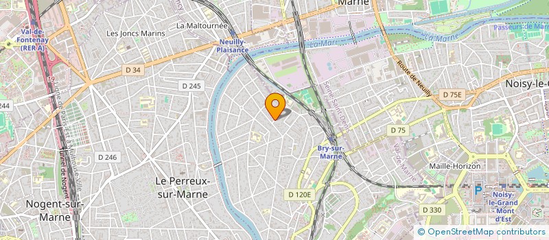 localisation de l'entreprise SCI LEAVA  BRY SUR MARNE