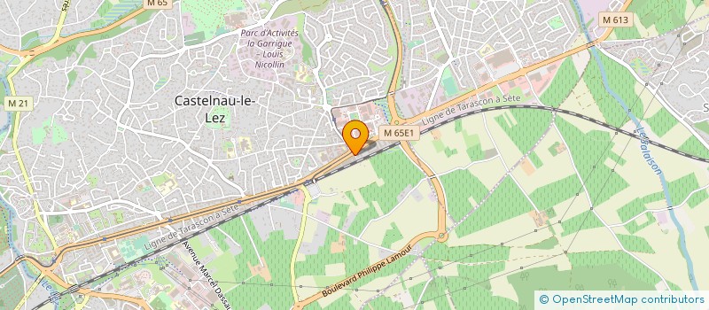 localisation de l'entreprise SCI LEB BEZIERS  CASTELNAU-LE-LEZ